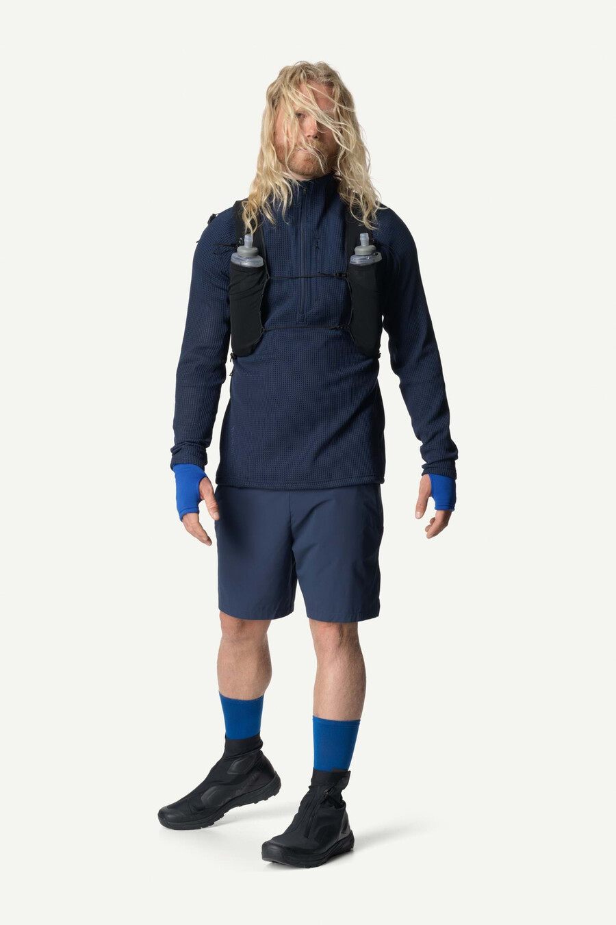 chaqueta de media cremallera ms pace flow