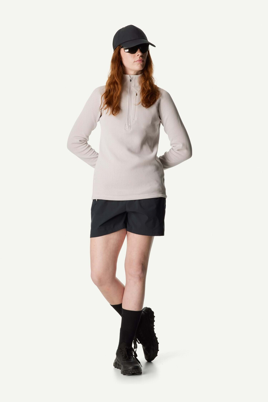 chaqueta con media cremallera pace flow de w